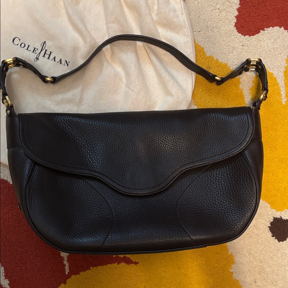 Cole Haan Dark Leather Shoulder Bag